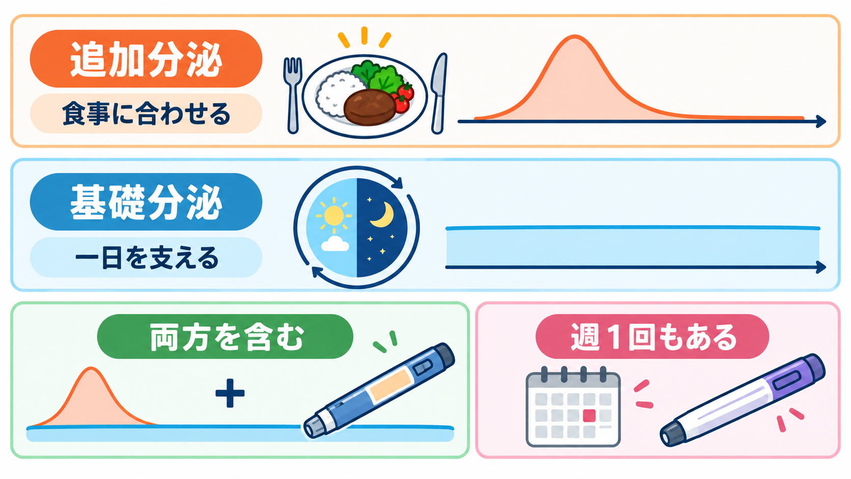 インスリン製剤一覧｜作用時間・投与タイミング・使い分けを基礎から解説