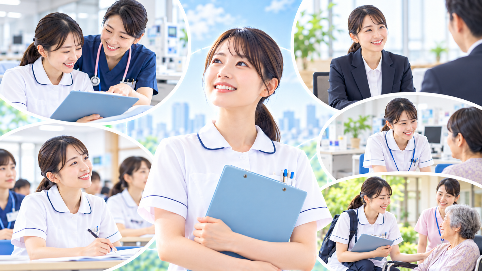 看護師資格を活かせる仕事・働く場所とは？病院以外の転職先から企業・在宅・海外での働き方まで解説：新人看護師や臨床経験が少ない看護師でも病院以外へ転職できる？の図解